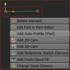 Contextual shortcut-menu