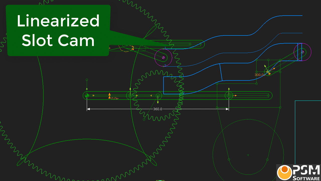 VIDEO: Slot Cam with complications and Linearized Model