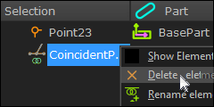 Shortcut menu